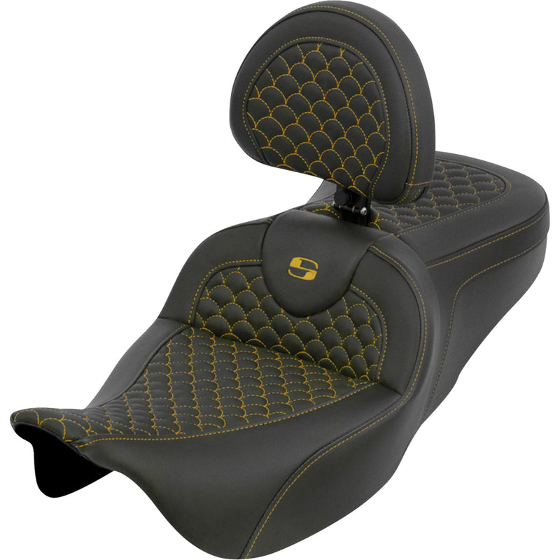 Saddlemen Roadsofa™ Seat - 808-07B-208B7 For Harley Touring 2008-2024