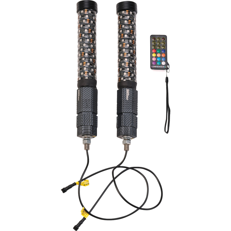 MOOSE OFFROAD 2040-3164 PQR-CHSBTR1.8-112-PU Quick Release Whip Lights Quick Release Whip - 1' - Pair