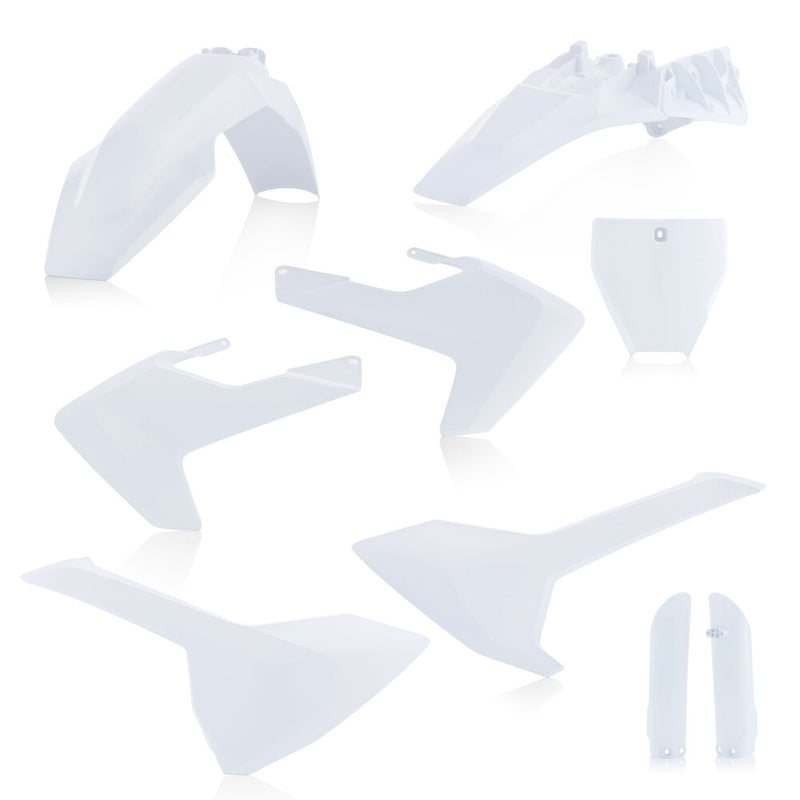 Acerbis Full Plastic Kit White - 2686466811 Husqvarna TC 85 2018-2024