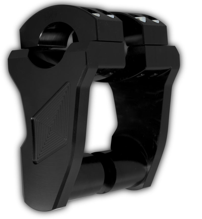Rox 44-8465BK 4R-P3RX-01 PIVOTING HANDLEBAR RISER BLACK 3" RISE
