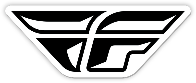 Fly Racing Sticker F-Wing 7" 10PK DIE CUT Laminated