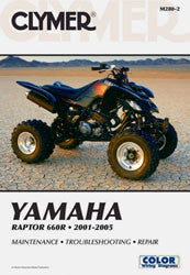 Clymer Repair Manual Yamaha Raptor - CM2802 Yamaha Raptor 2001-2005