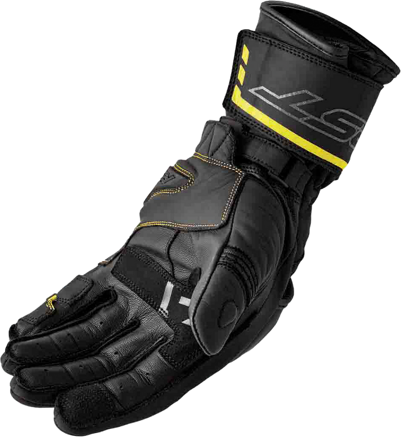 Rst 556-3650312 103650F.YEL-12 S1 GLOVE BLK/FLO-YEL LEATHER 2XL