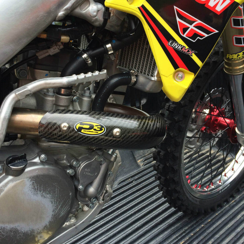 P3 Heat Shield Carbon Fiber - 208071 Suzuki RMZ 450 2008-2025