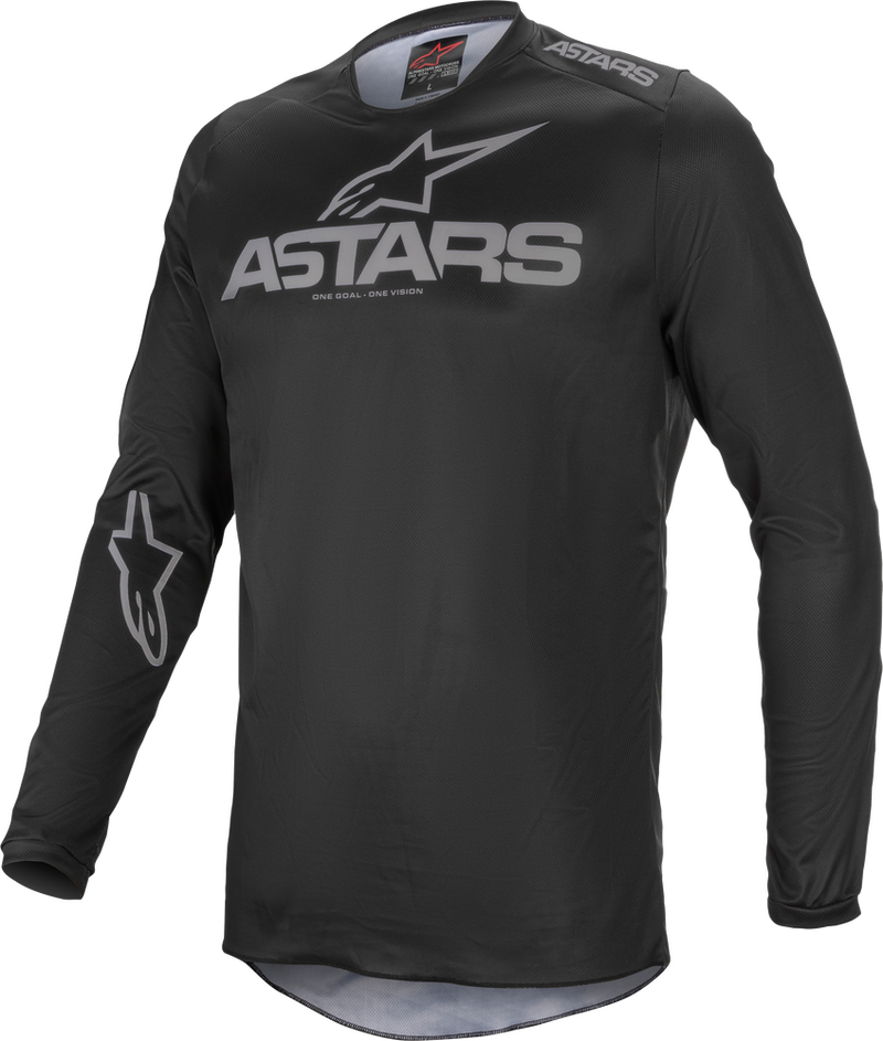 Alpinestars 482-9741M 3762321-111-M FLUID GRAPHITE JERSEY BLACKDARK GREY MD