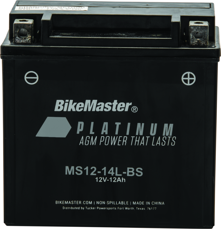 BikeMaster 780756 AGM Battery - MS12-14L-BS - Photo - Primary