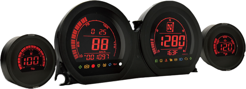 Koso North America HD-03 Series Gauge ` - BA064902 For Harley Touring 2014-2022