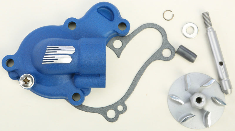 Boyesen Waterpump Cover & Impeller Kit Blue - WPK-37AL Yamaha YZ 250 / WR 250 2014-2019