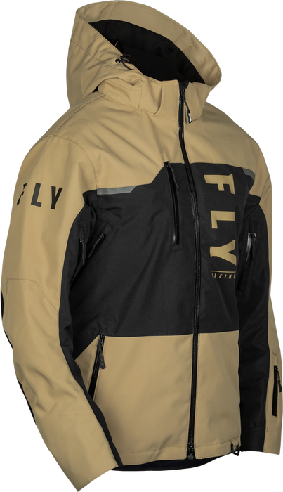 Fly Racing 470-5206M 470-5206M CARBON JACKET BLACK/TAN MD