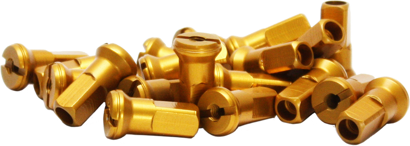 Dubya Spoke Nipples Gold - 98-612G For Yamaha Dirt Bikes 1992-2024 | Kawasaki Dirt Bikes 1990-2024
