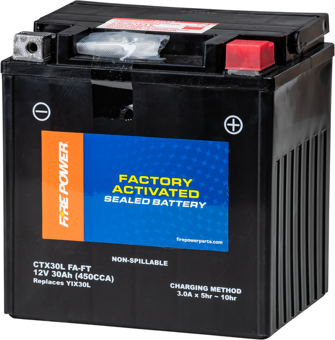 Fire Power 49-2307 CTX30L (FA) FT BATTERY CTX30L (FA) FT SEALED FACTORY ACTIVATED