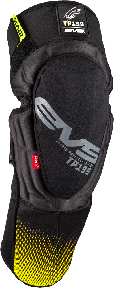 Evs 663-14382X TP199K-BKHV-XXL TP199 KNEE/SHIN GUARD BLACK/HI-VIS 2X