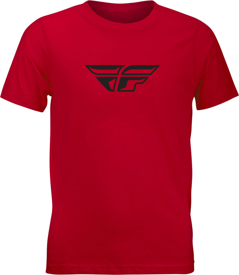 Fly Racing Youth FLY F-Wing TEE RED YL