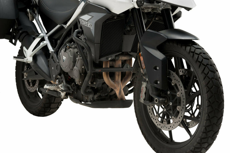 Puig Hi-Tech Parts Engine Guards Black TRI - 20384N Triumph Tiger 2020-2023