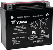 Yuasa Battery YUAM32RBS Yuasa YTX20-BS Maintenance Free AGM 12-Volt Battery W/bottle - Photo - Primary