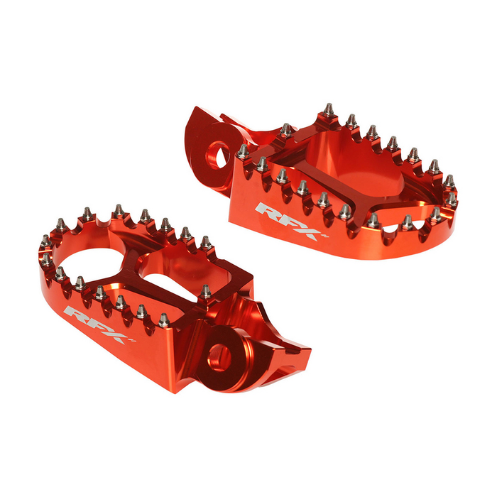 Rfx 739-0552 FXFR 50100 99OR FOOTPEGS ORANGE KTM/HUSQ/GAS