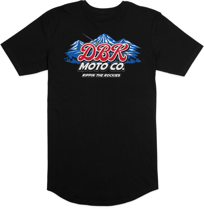 Dbk 325-00013L ATP-RIPPINTHER-L RIPPIN THE ROCKIES PREMIUM TEE BLACK LG