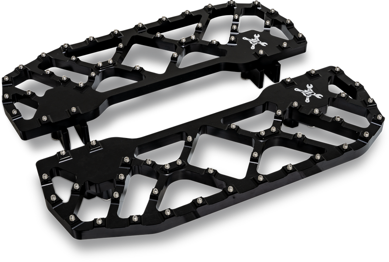 Burly Brand MX-Evolution Floorboards FLH FLT - B13-1053B For Harley Touring 1997-2026