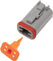 Namz Custom Cycle 850-08022 DP-4G 4-WIRE GREY DEUTSCH PLUG & WDGLCK HD# 72134-94GY