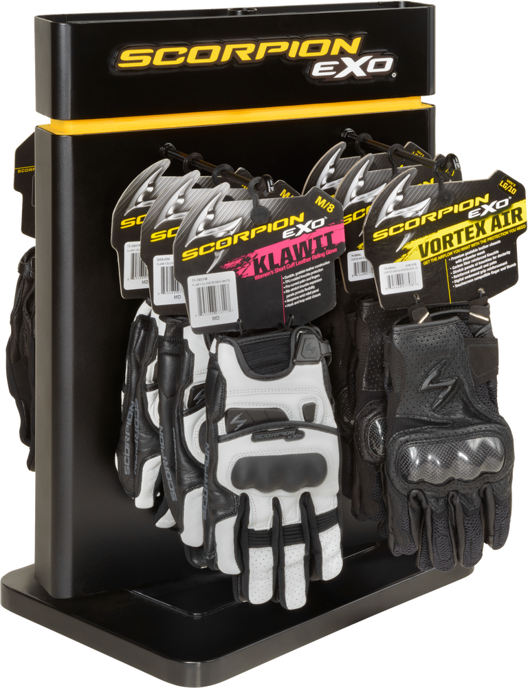 Scorpion Exo Glove Display (tabletop) 14W X 20H X 10D - CT-DISPLAY