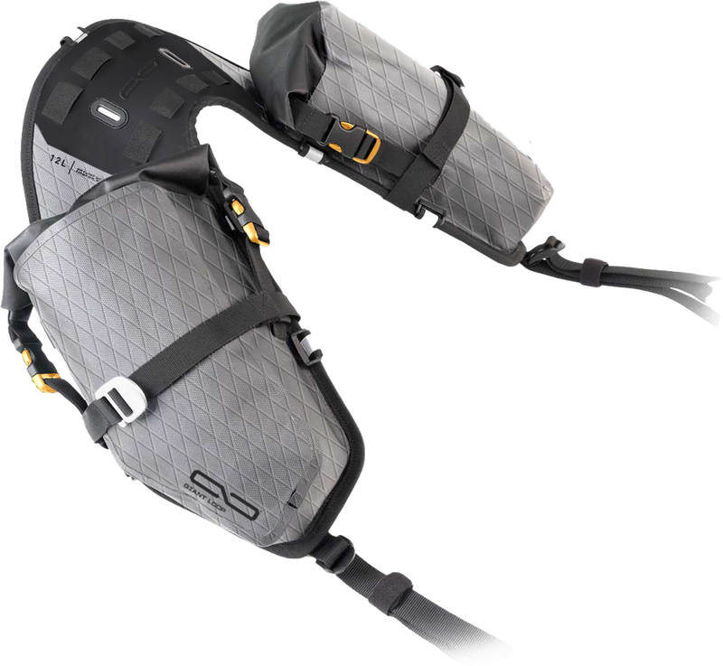 Giant Loop 269-0251 MSB25-RT-G MOJAVI SADDLEBAGS 12L GREY