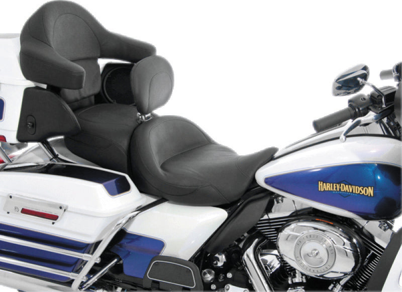 Mustang Motorcycle 79556 Mustang 08-21 Harley Electra Glide, Rd Glide, Rd King ,str Glide Super Touring 1PC Seat - Black - Photo - Primary