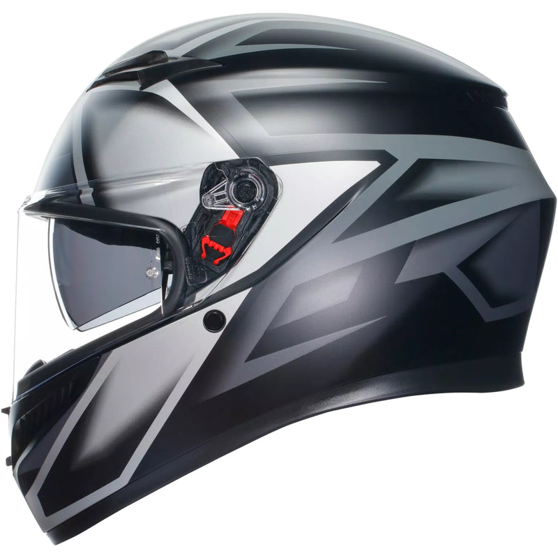 AGV 0101-15489 2118381004008M K3 Compound Helmet K3 Helmet - Compound - Matte Black/Gray - Medium