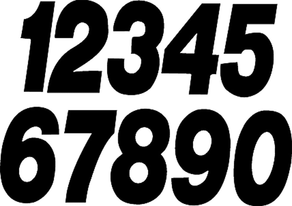 Dirt Digits 09-6033 SX53B-3 #3 5" BLACK SUPER X DIGITS 3/PK
