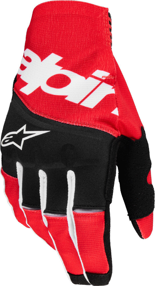 Alpinestars 482-00031S 3560125-1303-S TECHSTAR GLOVES BLACK/BRIGHT RED SM