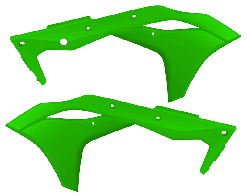 Acerbis Radiator Shrouds Green - 2630610006 Kawasaki KX 250 2017-2020