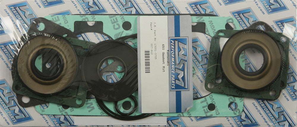 Wsm 687-61200 007-612 GASKET KIT KAW 650 KAW 650 86-90
