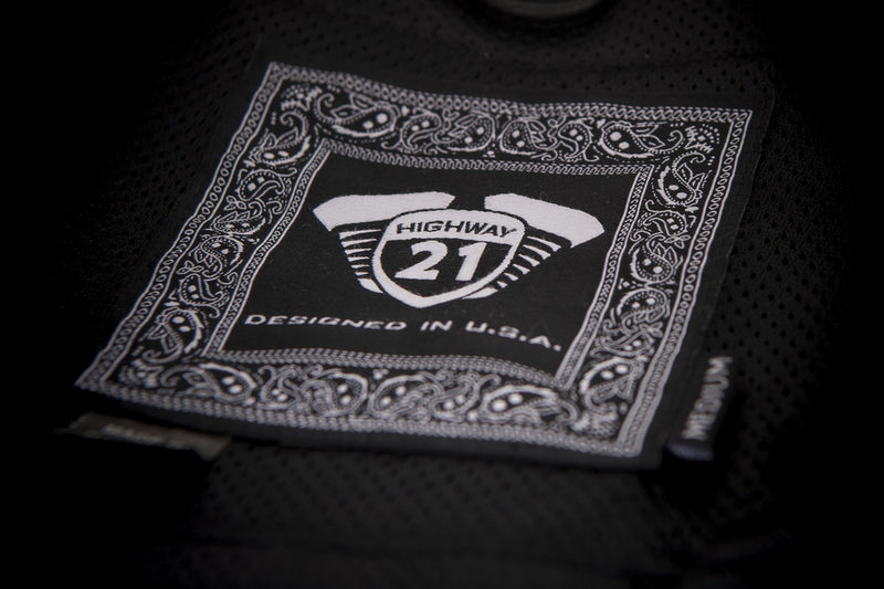 Highway 21 logo on Blockade Vest liner