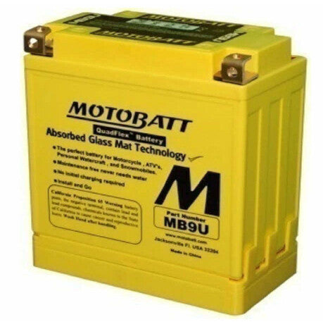 Motobatt 491-1015 MB9UHD BATTERY MB9UHD SEALED FACTORY ACTIVATED