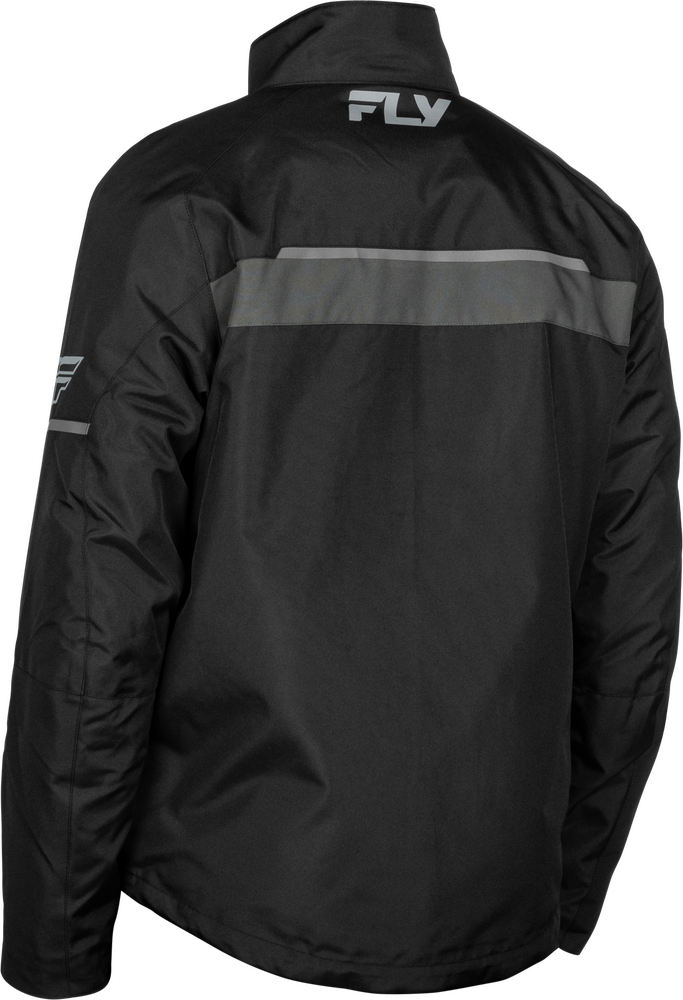 Fly Racing Aurora Jacket Black Grey 4X
