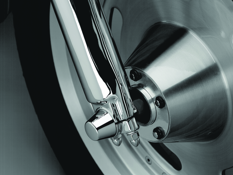 Kuryakyn 1201 Front Axle Nut Caps Chrome - User 1