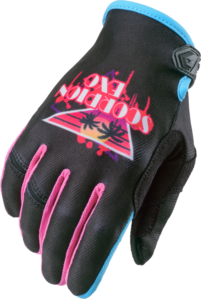Scorpion Exo 75-6182L G71-035 MOTO-FLEX GLOVES SUNSET BLACK LG