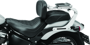 Kuryakyn 7080 Fixed Mounts Multi-purpose Driver & Passenger Backrest 18-Up Softail Black - User 1