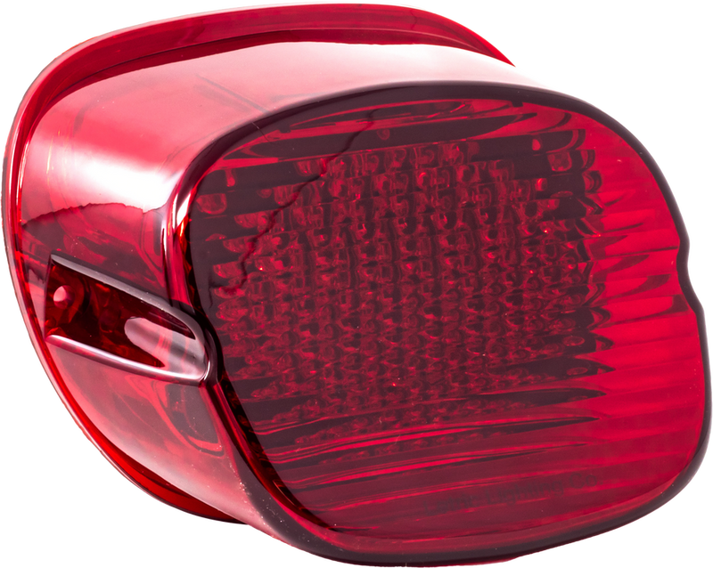 Letric Lighting Co 850-09553 LLC-DSS-R DELUX STROBING LED TAILIGHT RED LENSE