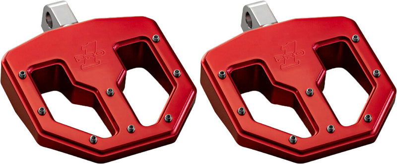 Pro One 812-55006 500761R PRO PEG BMX V1 MINI FBOARD RED ANODIZE