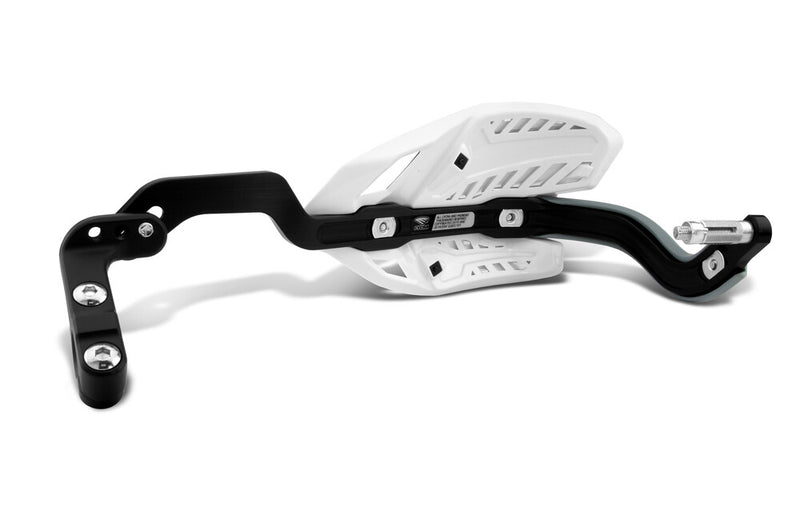 Cycra 714-1596 1CYC-7408-42X CRM WRAP AROUND HANDGUARDS 1-1/8" CLAMP - WHITE/WHITE