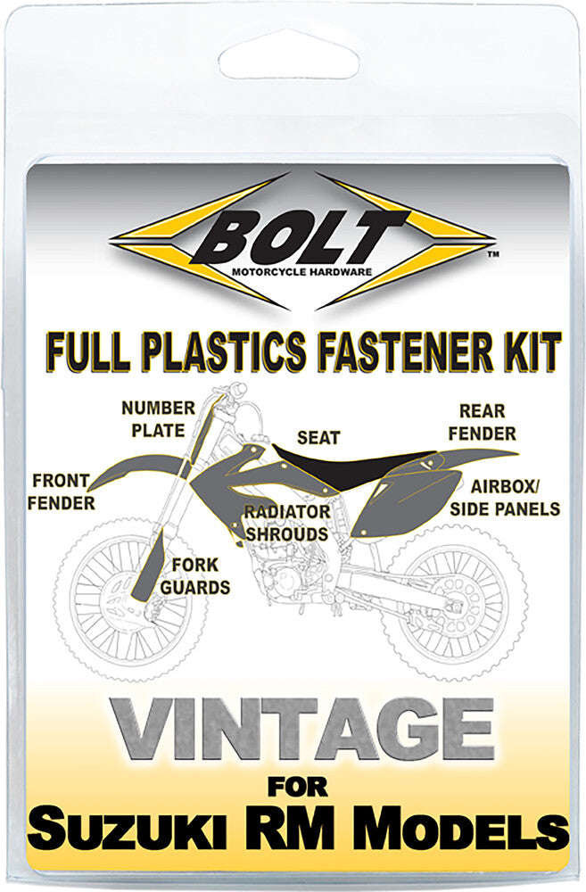 Bolt Full Plastic Fastener - SUZ-9395103 Suzuki RM 125 / RM 250 1993-1995
