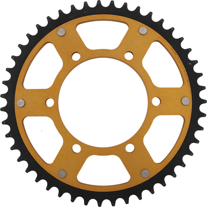 Supersprox Rear Stealth Sprocket Aluminum Steel 47T-525 GLD TRI - RST-2012-47-GLD Triumph Motorcycles 2006-2017