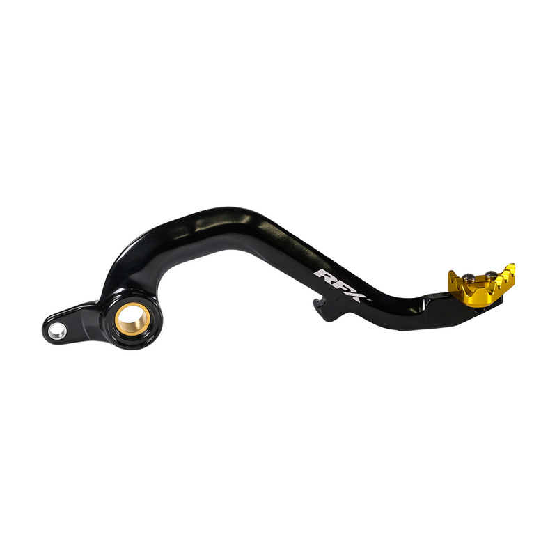 RFX Rear Brake Pedal Yellow Solid-TIP - FXRB 30401 99YL Suzuki RM 125 2001-2008