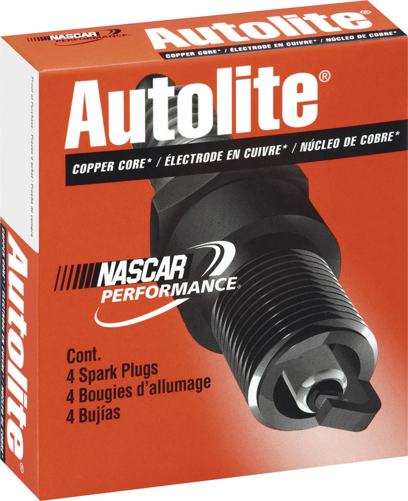 Autolite Spark Plug /4 Copper - 4303 For Honda Motorcycles 1989-2012 | Victory Motorcycles 2002-2010 | Husaberg Dirt Bikes 1992-2000