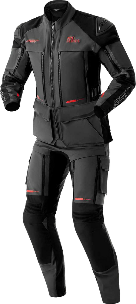 Rst 556-3599142 103599GRY-42 PS ADVENTURE D3O JACKET GREY/BLACK TEXTILE MD