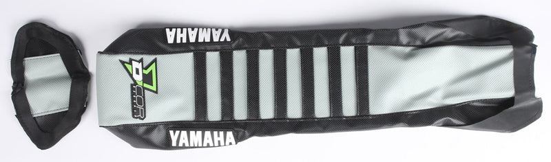 D'cor Visuals D-Cor Seat Cover Black Grey Black - 30-50-457 Yamaha Dirt Bikes 2014-2018