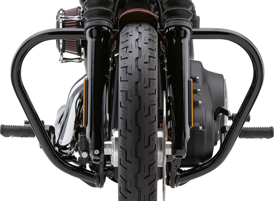 Cobra 82-96574 601-2110B FREEWAY BARS VBEND 1.25" BLACK FXD/B/C 91-17