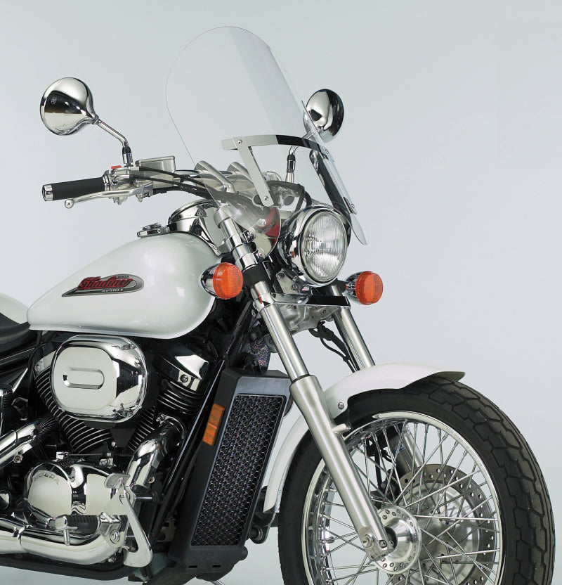 National Cycle NC125A 83-22 Harley XL/FXR/D/17-25 Hon/07+ Kaw Dakota 3 W/low Turn Signals Windshield-clr - User 1