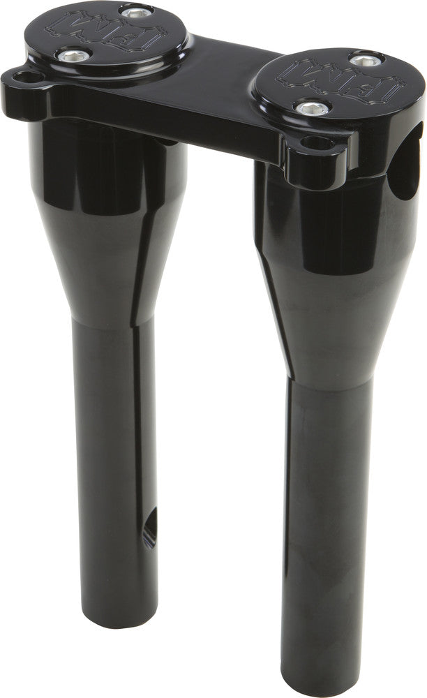 Forbidden 825-05006 825-05006 MOTO BAR RISER 9" BLACK W/GAUGE MOUNT TABS
