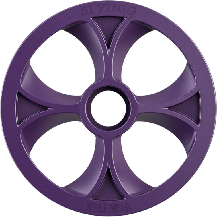 Slydog 53-1002 BOG100UNVSOLPUR VORTEX BOGIE WHEEL 10" PURPLE ALPHA WHEEL A/C